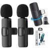 Wireless Lavalier Microphone Portable Audio Video Recording Mini Mic For IPhone