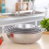 6 In 1 Stainless Colander Sieve And Mesh Bowl