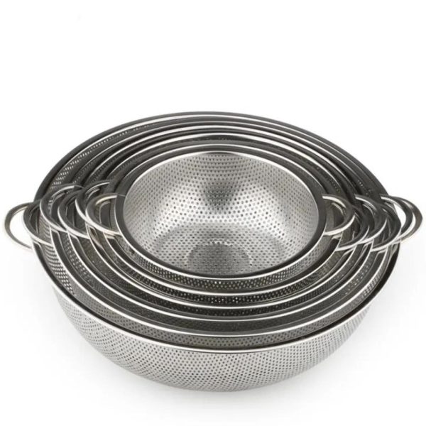 6 In 1 Stainless Colander Sieve And Mesh Bowl 2