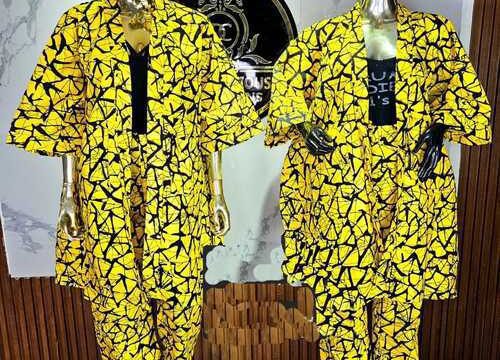 Jolayemi Ankara Set | Stylish Two-Piece Ensemble in Sizes 8-24