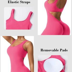 V-WAIST ACTIVE JUMP SUIT