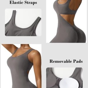 V-WAIST ACTIVE JUMP SUIT